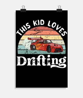 this kid loves drifting boys girls gift