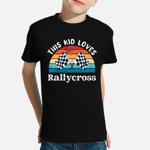 this kid loves rallycross boys girls