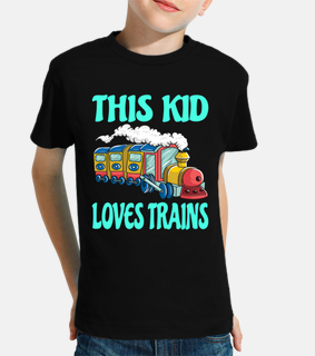 This Kid Loves Trains Kids Gift Idea