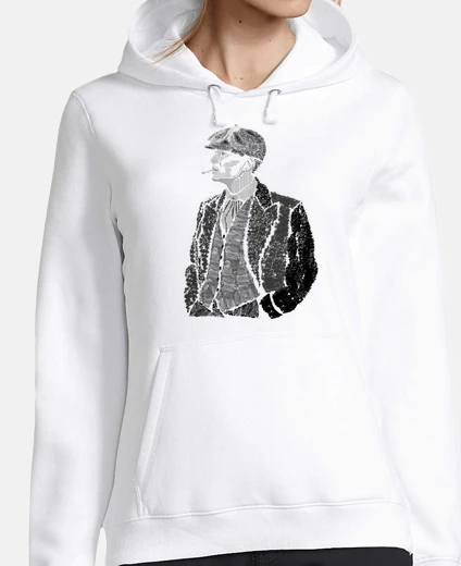 Hoodie thomas shelby woman, hoodie, white