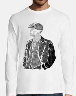 thomas shelby homme, manches longues, blanc