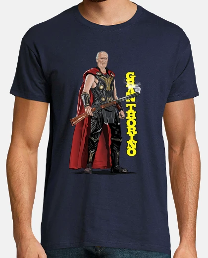 T-shirt thorino grande t-shirt da uomo di piombo