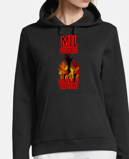 Hoodie thousand colors against racism