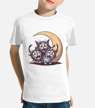 Three cat moon shirt new arrivals