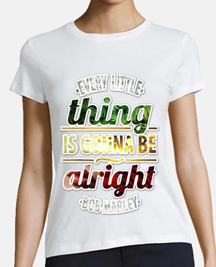 Playera Three Little Birds - Bob Marley