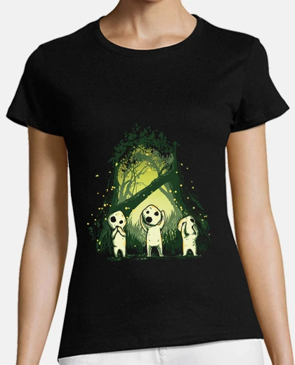 Playera Three wise kodamas