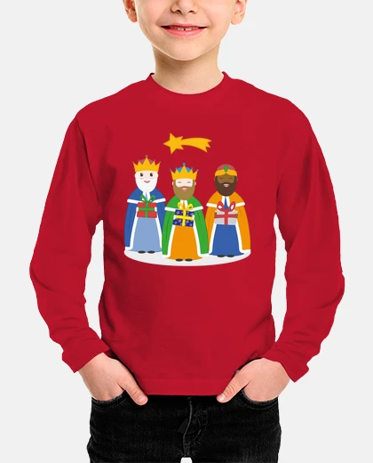 Children's three wise men, boys and girls t shirt