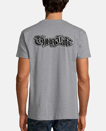 Camiseta Thug Life (Delantera GAFAS + trasera LETRAS)