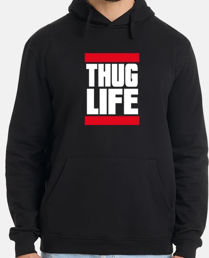 Sudadera THUG LIFE WHITE