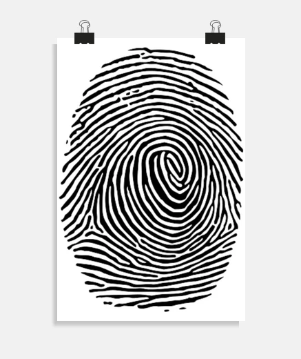 Poster thumb print poster office poster