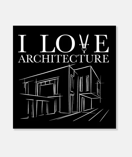 Stampa ti amo architettura