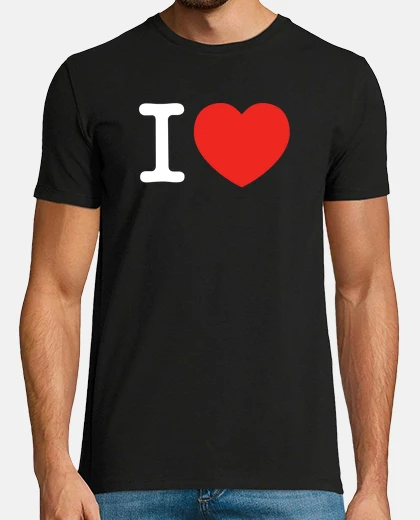 T-shirt ti amo (bianco)