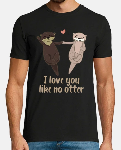 T-shirt Ti amo come nessun regalo di lontra