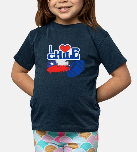 Abbigliamento ti amo il Cile Chili Rubgy
