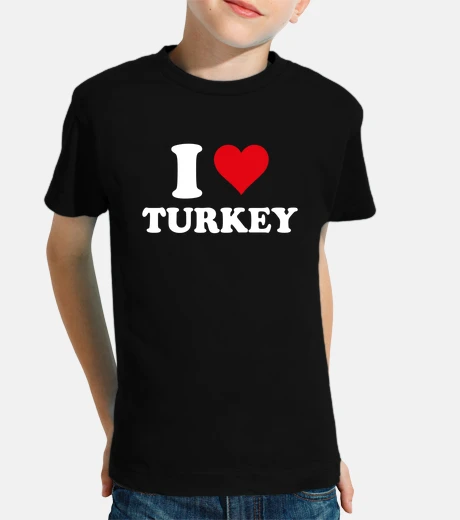 Abbigliamento ti amo il cuore di tacchino turco regal
