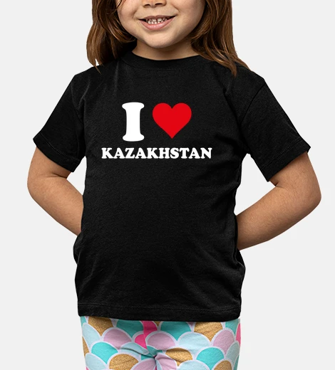 Abbigliamento ti amo il regalo kazako del cuore del K