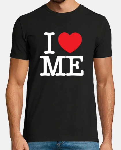 T-shirt ti amo me (bianco)