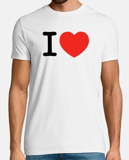 T-shirt ti amo (nero)