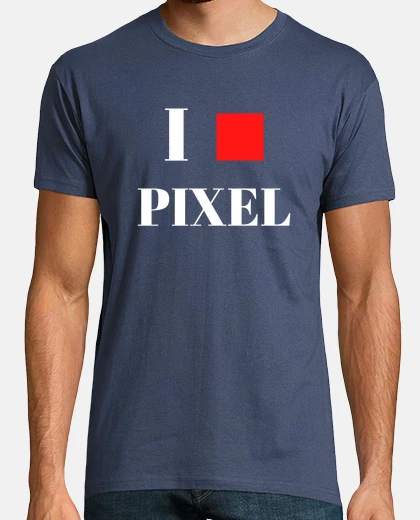 T-shirt ti amo pixel