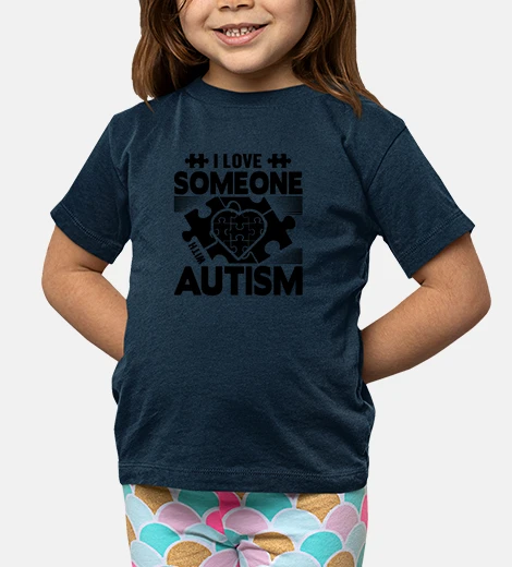 Abbigliamento ti amo qualcuno con autismo