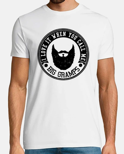 T-shirt ti amo quando mi chiami grandi gramps