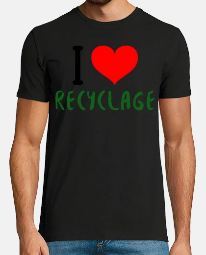 T-shirt ti amo riciclare