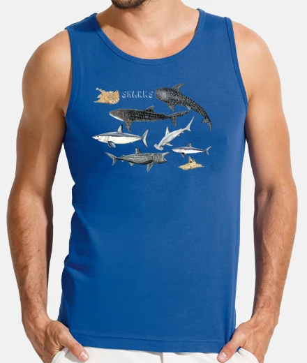Camiseta Tiburones del mundo camiseta chico