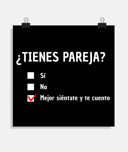 Póster Tienes pareja