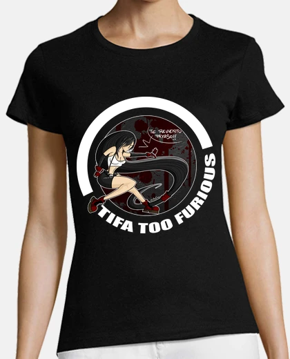 Tee-shirt tifa trop furieux (fille)
