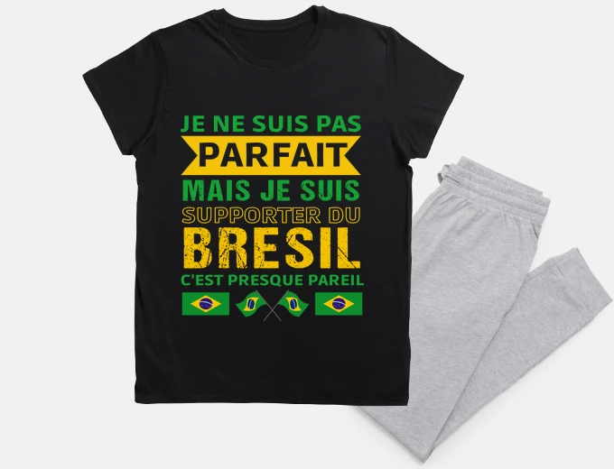 Pigiama tifoso del brasile regalo del fan brasi