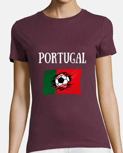 T-shirt tifoso di calcio portogallo regalo uomo