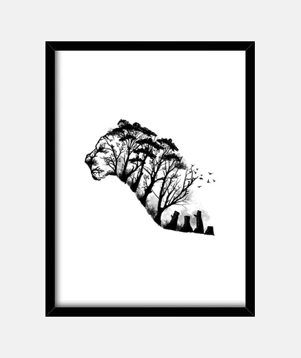 Framed Tiger