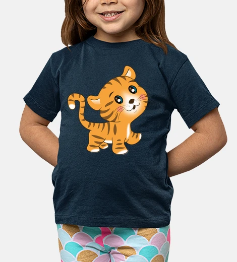Kids tiger short sleeve t- t-shirt