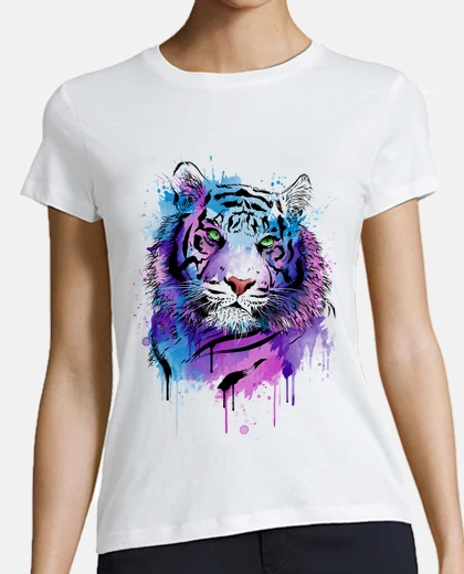 T-shirt tiger watercolor