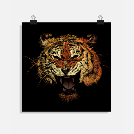 tiger roar color