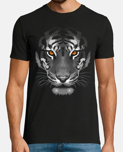 T-shirt tigre all&#39;ombra
