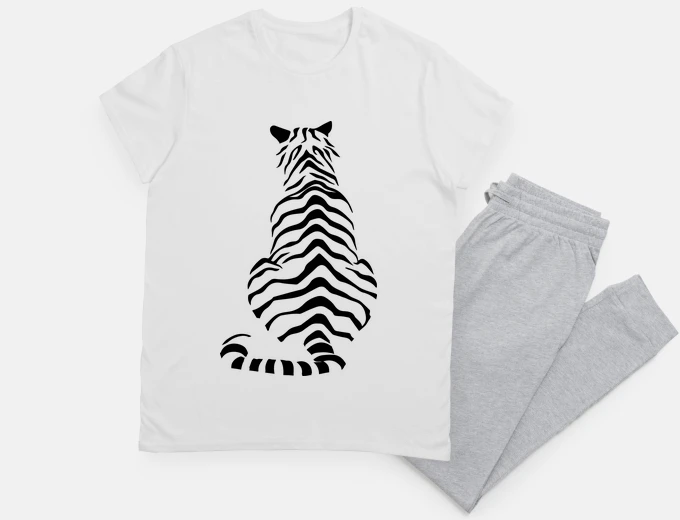 Pigiama tigre indietro
