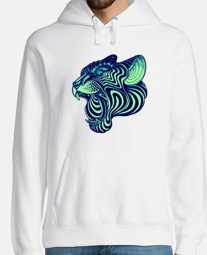 Sudadera tigre psicodélico