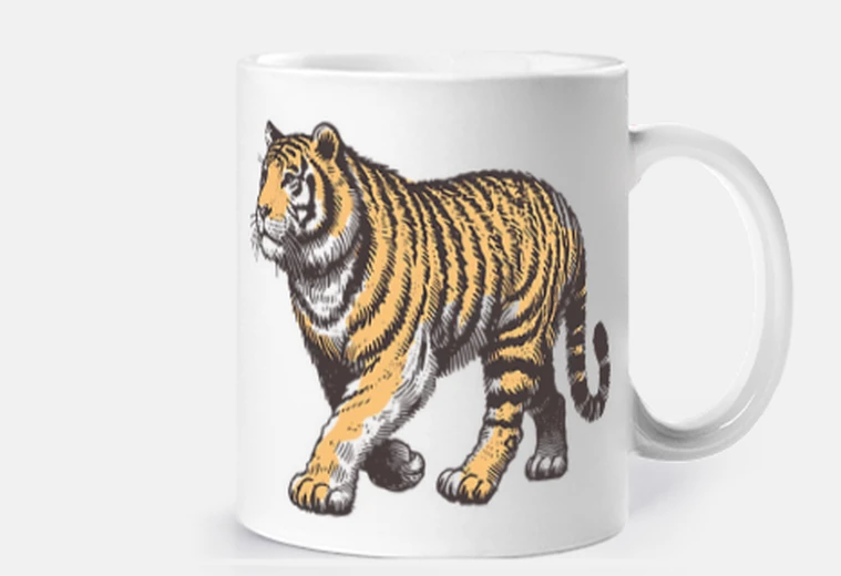 Taza TIGRE RETRO VINTAGE