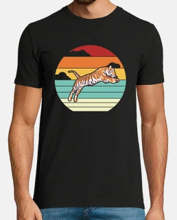 tigre de sumatra sibérien malais rétro