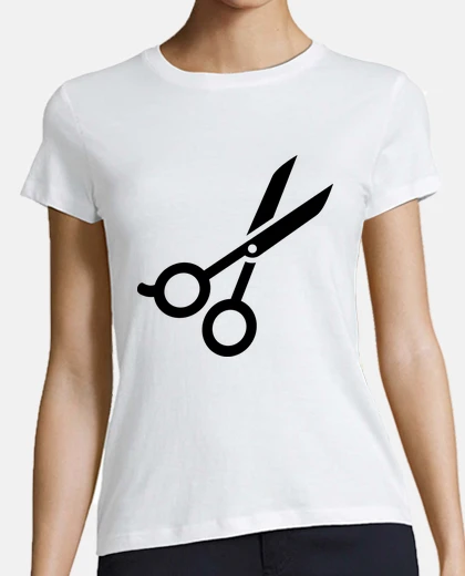 Playera tijeras de peluquer&iacute;a