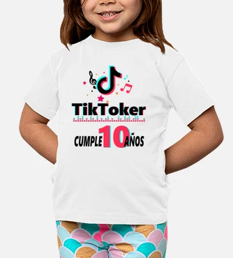 Camiseta ninos tik tok cumpleanos 10. laTostadora