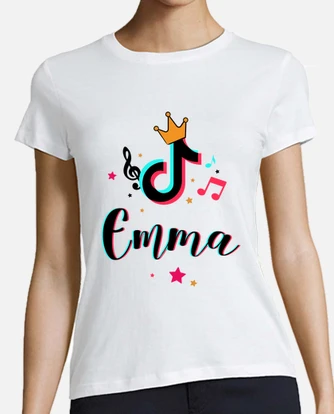 Playera tik tok emma name laTostadora Mexico