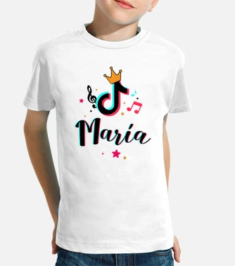 Tik tok mary name camiseta ninos tostadora