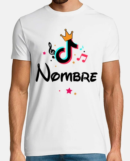 T-shirt tik tok nome personalizzato