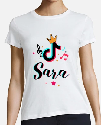 Playera tik tok sara name laTostadora Mexico