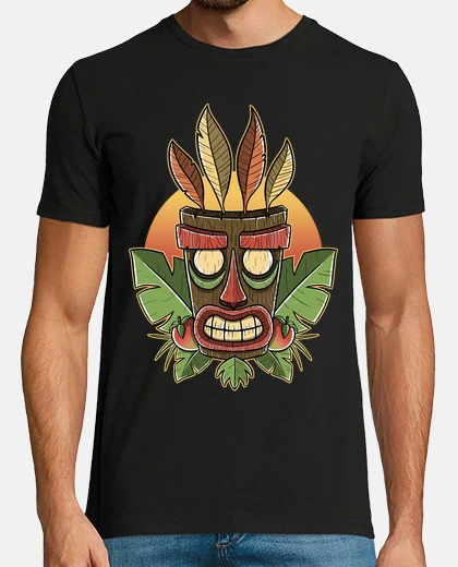 T-shirt tiki sunset