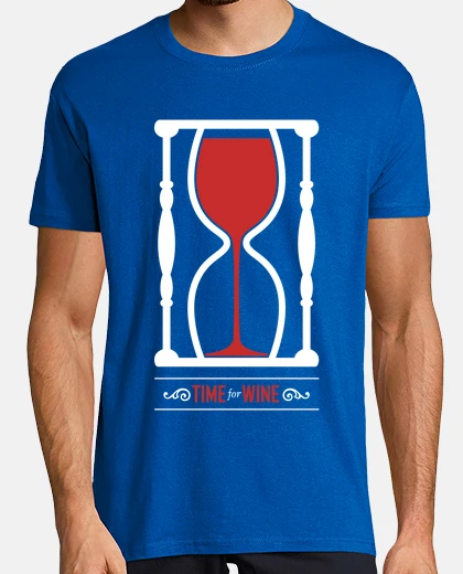 Camiseta Time for wine white