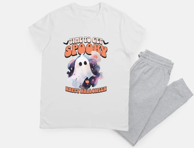 Pyjama Time to get spooky - Kawaii sheet ghost