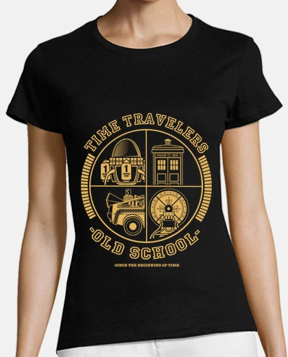 Playera Time Travelers Old School